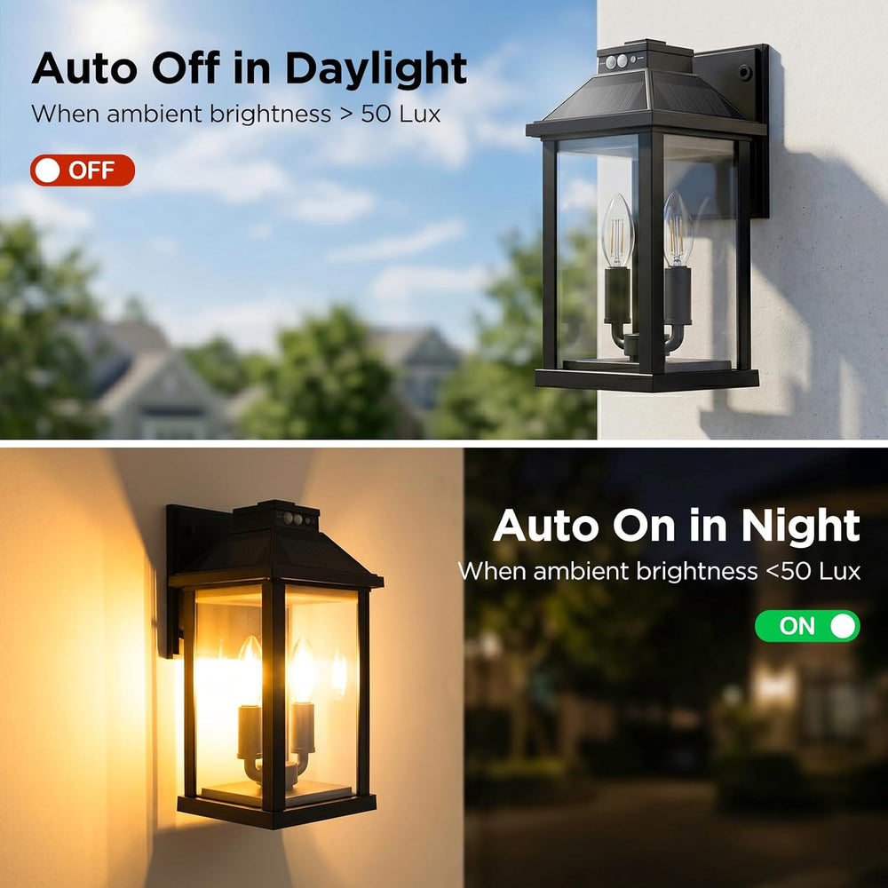 ropelux Solar Lights Outdoor Waterproof, 3 Modes Porch Lights, Motion Sensor ...