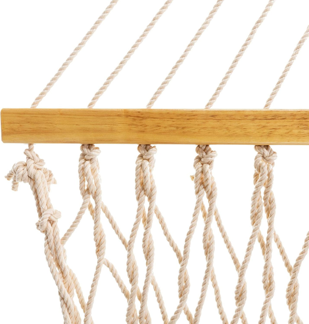 Original Pawleys Island Single Oatmeal DuraCord Rope Hammock – 12 ft. x 50 in...