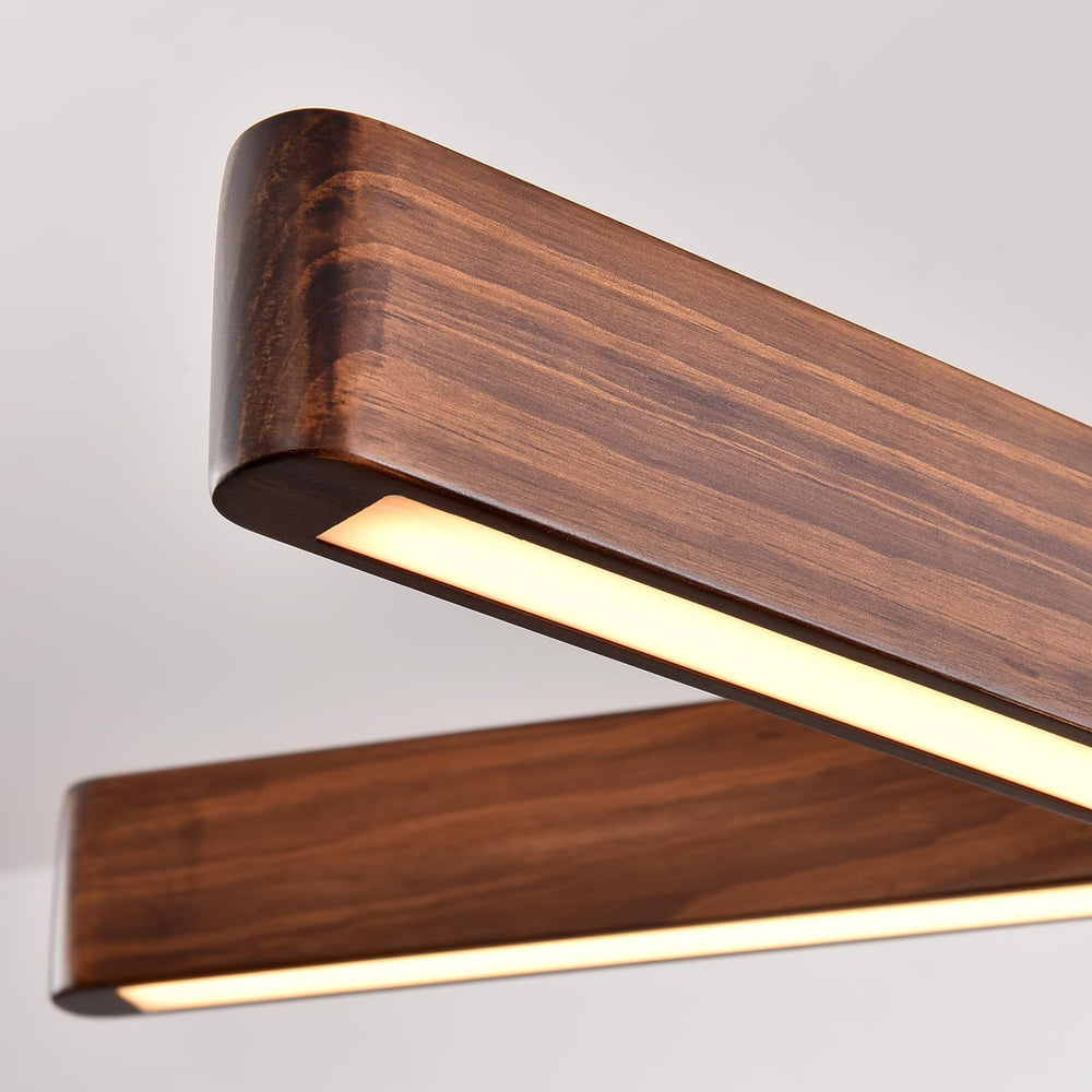 YISDESIGN 3-Light Linear Pendant,Dining Room Light Fixture,Modern Led Chandel...