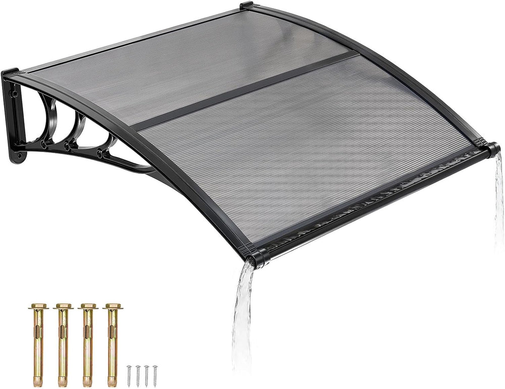 VEVOR Awnings for Door Entrance, 38" x 40" Window Door Awning Canop...