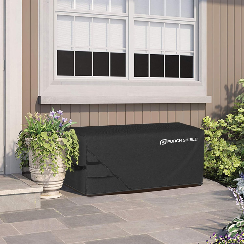 Porch Shield Patio Deck Box Storage Cover 60 x 24 x26 inch, Black