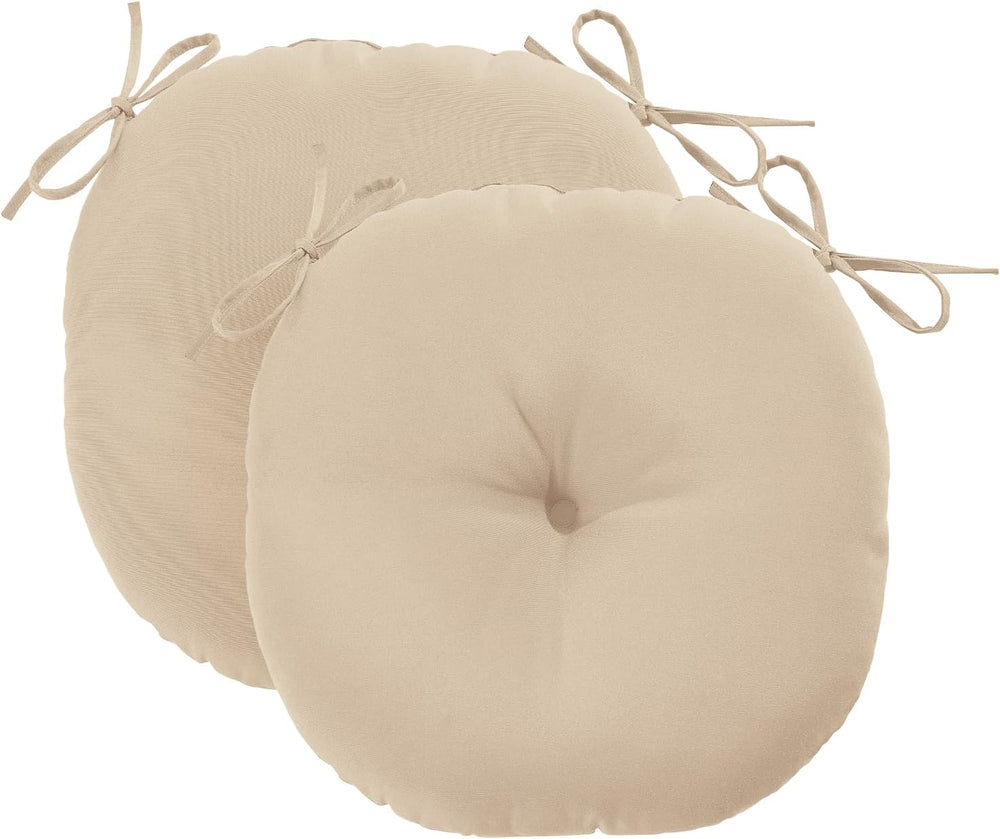 downluxe Bistro Chair Cushions for Patio Furniture, Water-Resistant Round Out...