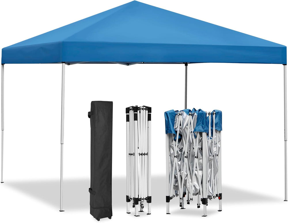 ZENY 10x10 Pop Up Canopy Tent Easy Set-up Outdoor Patio Canopy Adjustable Str...