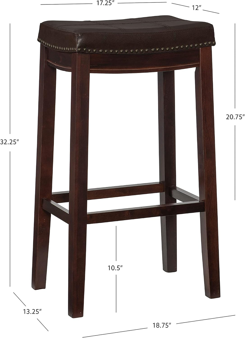 Linon Home Décor Kingston, 32" x 18.75" x 13.25", Model Number...