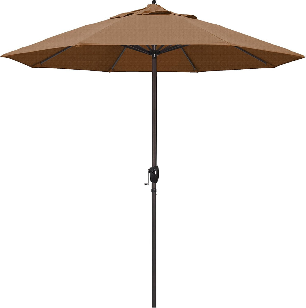 California Umbrella 9' Round Aluminum Outdoor Deck, Pool or Patio Umbrell...