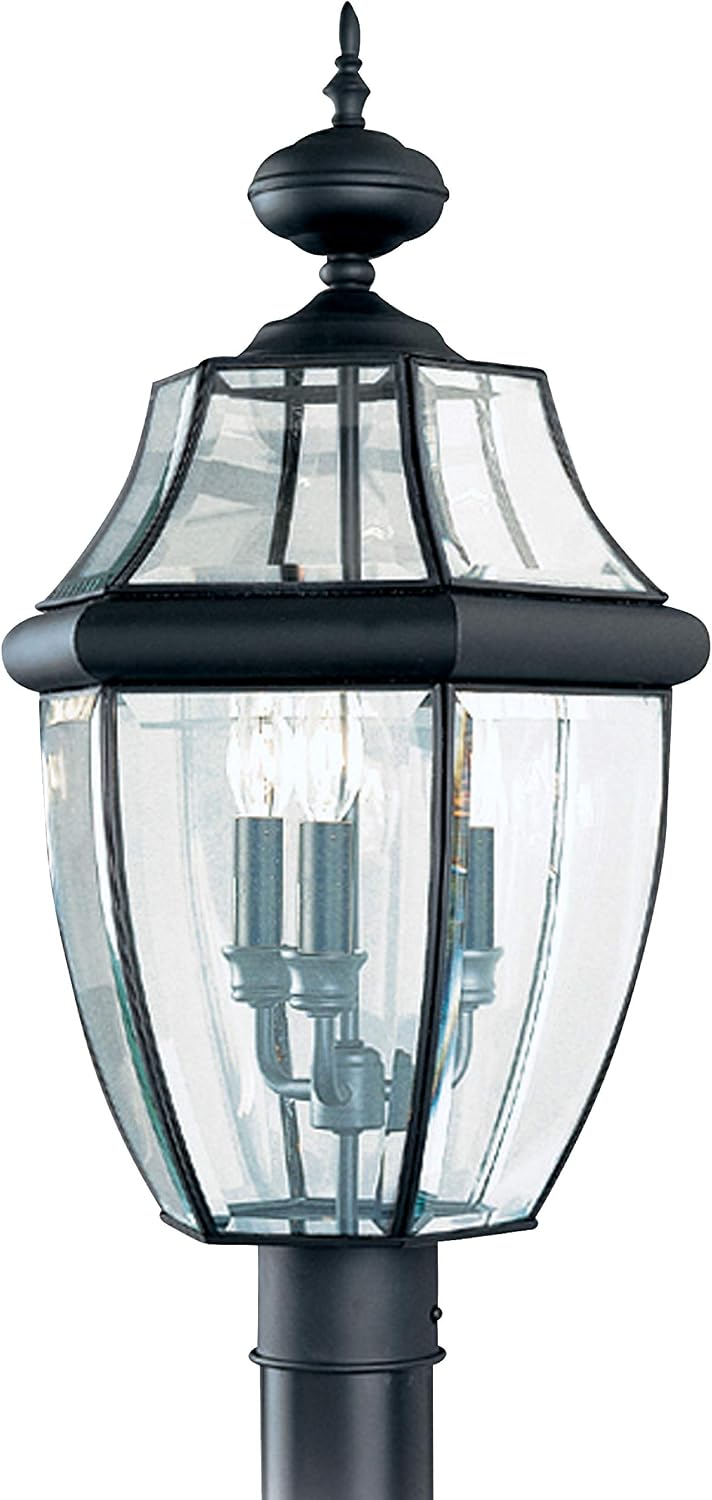Sea Gull Lighting 8239-12 Lancaster Outdoor Post Lantern Outside Fixture, 24&...