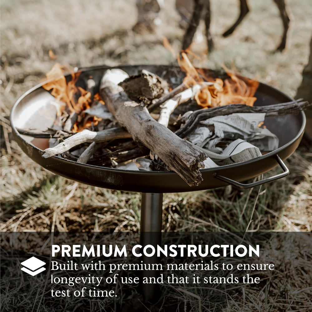 GasOne 23 in Outdoor– Wood Burning Fire Pit – Durable Alloy Steel Fire Pits f...