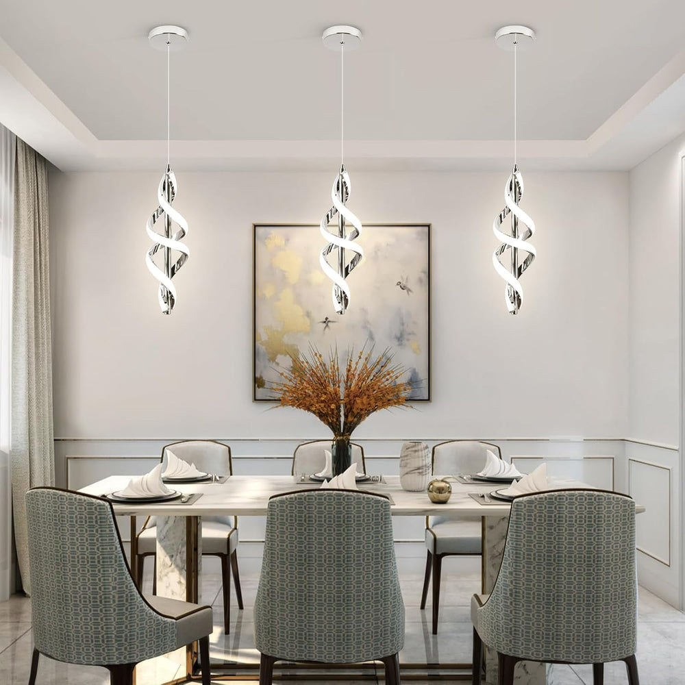Pendant Light,4000K Modern LED Pendant Lights Kitchen Island,Adjustable Penda...
