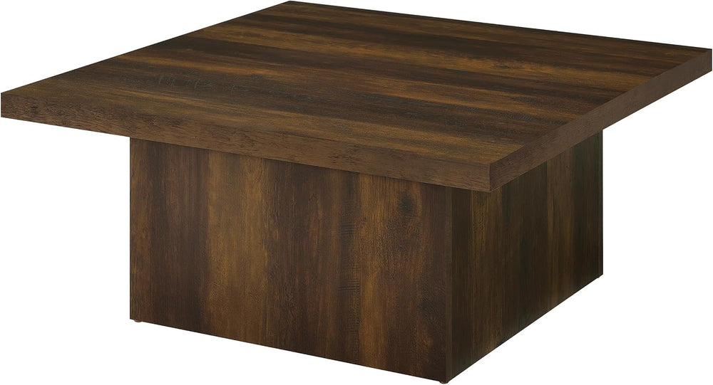 Coaster Home Furnishings - Devar - Wood - Square Coffee Table with Pedestal B...