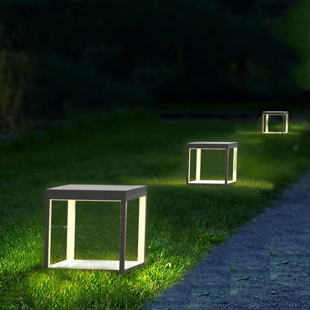 Stainless Steel Outdoor Post Lights 10X10,12V&110-240V Hard Wired Light,O...