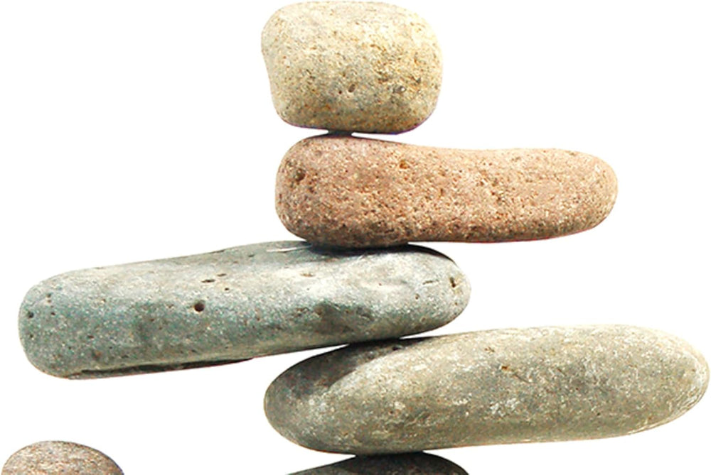 Ancient Graffiti Eight-Stone Balancing Cairn - Indoor/Outdoor Garden Decoration