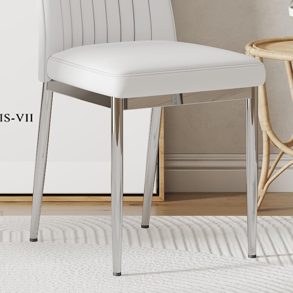 Modern Dining Chairs Set of 6,Dining Room Chairs Set of 6 with PU Leather and...