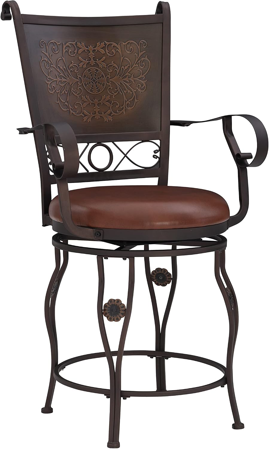 Powell Company Big & Tall Copper Stamped Back Arms by Powell Big and Tall...