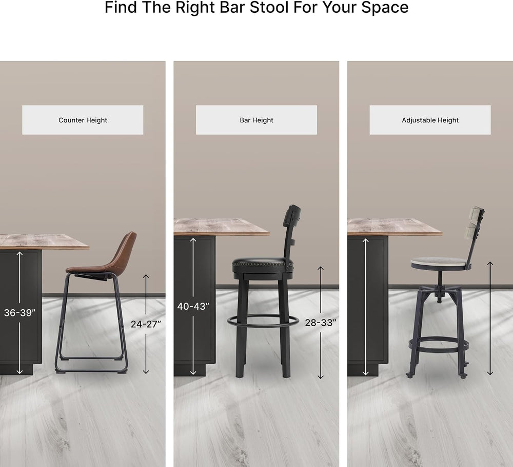 Signature Design by Ashley Bolanburg Counter Height Bar Stools, Set of 2