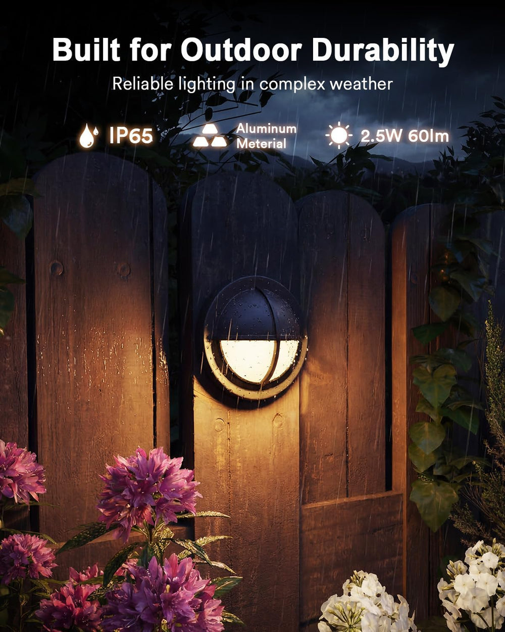 Lumary Smart Low Voltage Deck Lights with Hub, IP65 Waterproof, 6 Pack