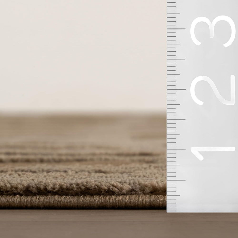 nuLOOM Kailani Sand Abstract Washable Area Rug, 9' x 12'