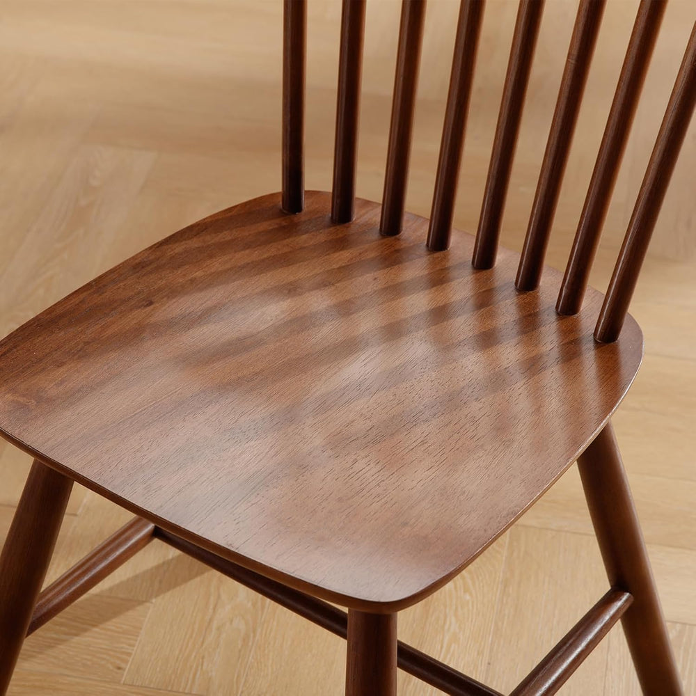 Windsor Dining Chairs Set of 2, Farmhouse Kitchen & Dining Room Chairs wi...