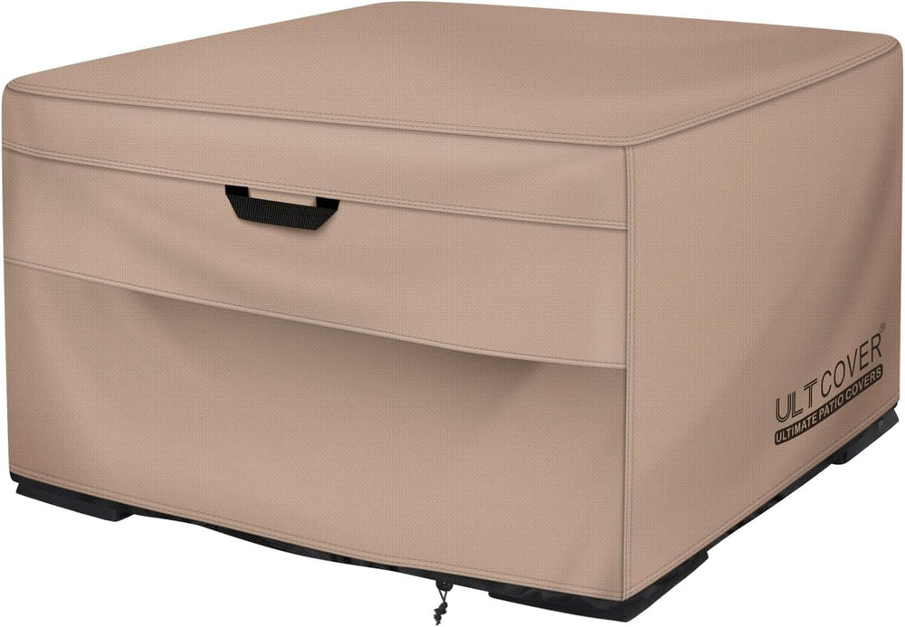 ULTCOVER Waterproof Square Patio Fire Pit Table Cover 44 inch