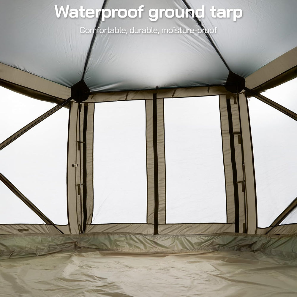 Canopy Pop up Canopy Gazebo Tent for Camping 12x12 FT Screen Tent Outdoor Sha...