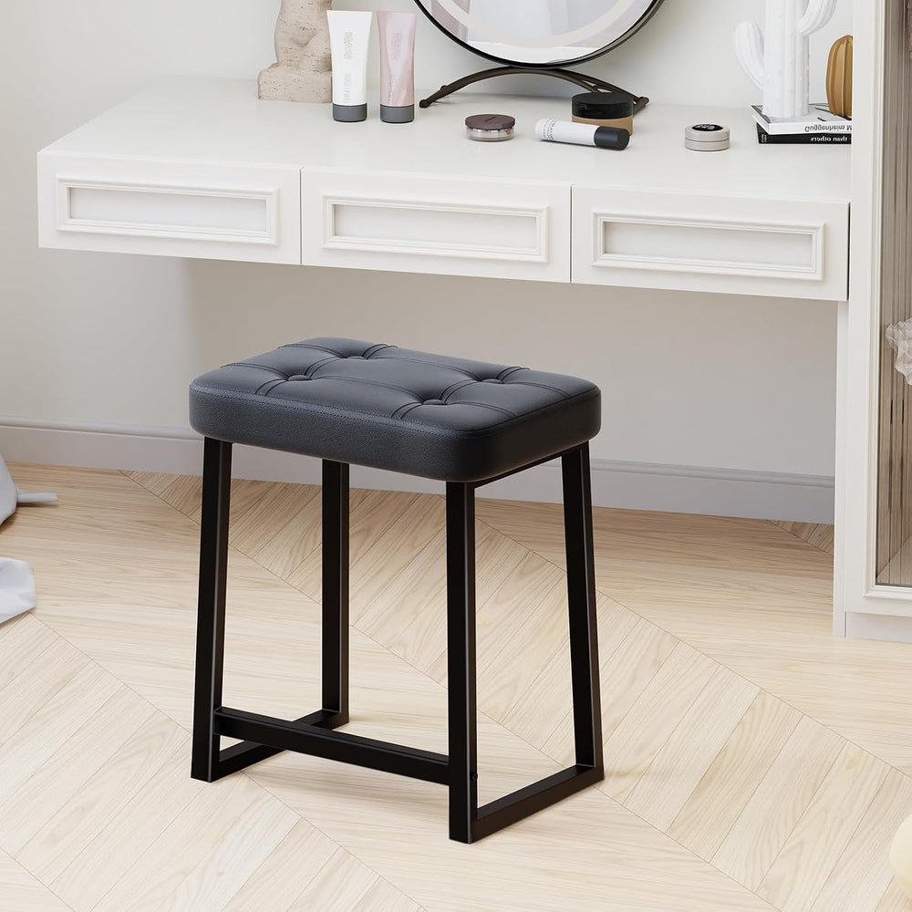 Vanity Bar Stool Chair, Makeup Stool Counter Height stools,Small Ottoman Foot...