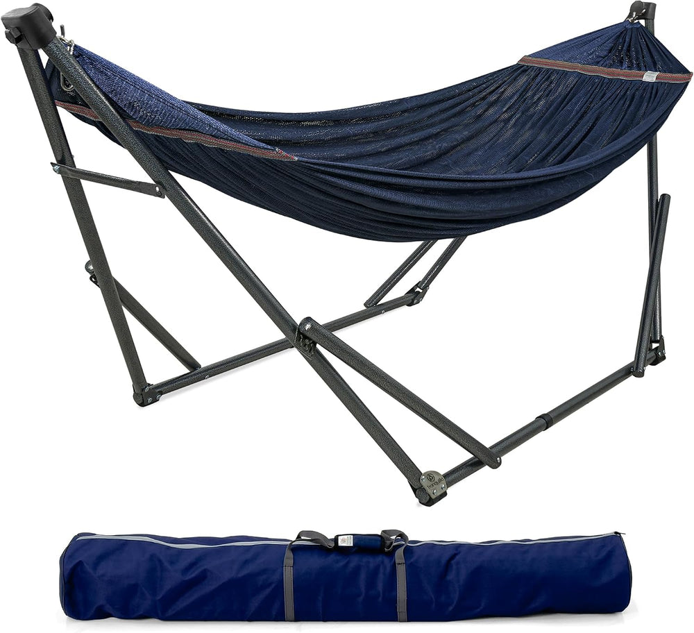 Tranquillo Hammock Stand, Premium Pre-Assembled for Indoor Outdoor, Aegean
