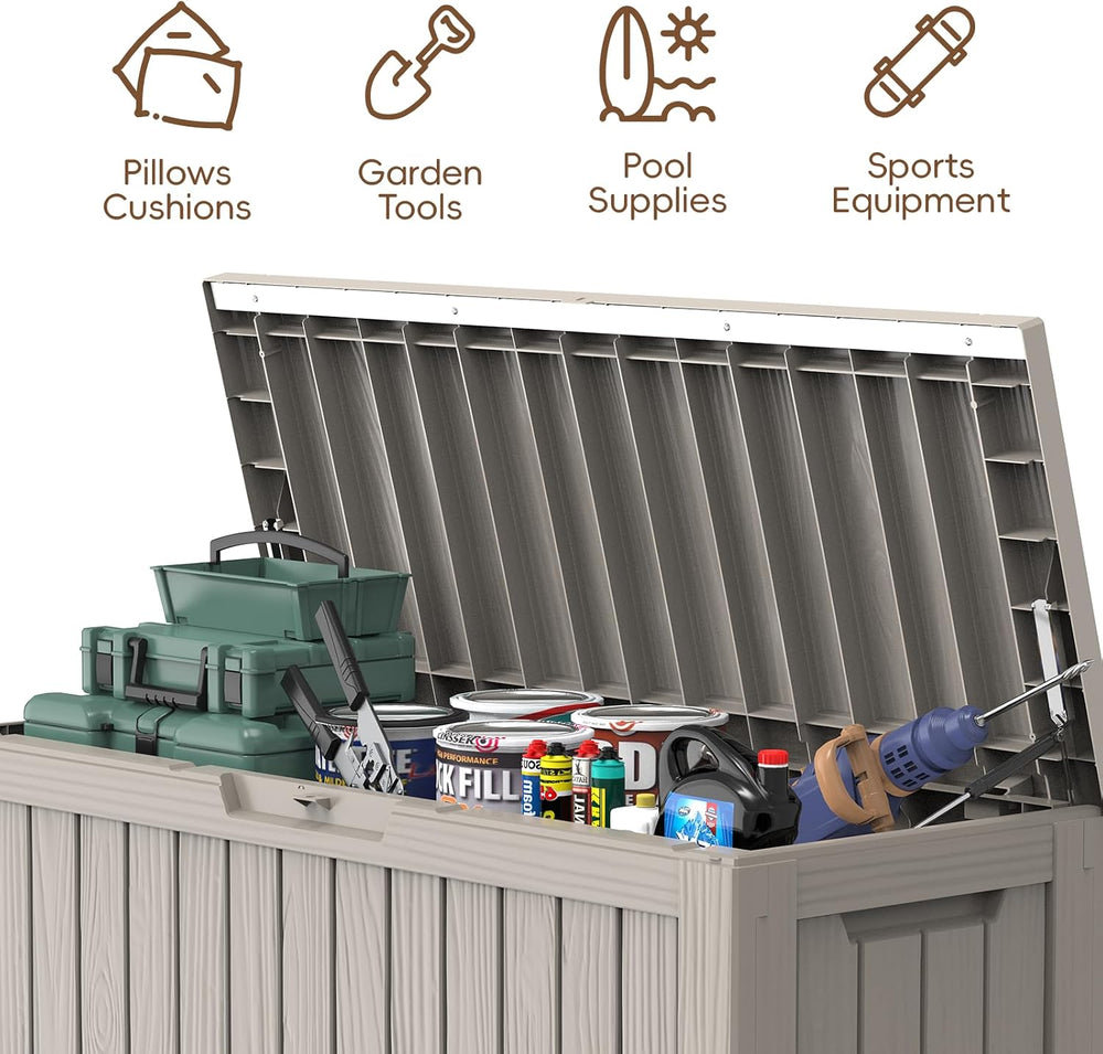 LubanNese Outdoor Storage Box, Waterproof Deck Box, Outdoor Patio Storage Bin...