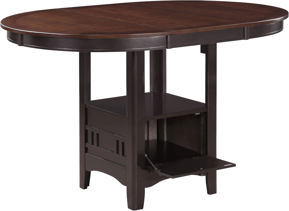 Coaster Home Furnishings - LAVON - 5-Piece Counter Height Dining Set - Oval E...
