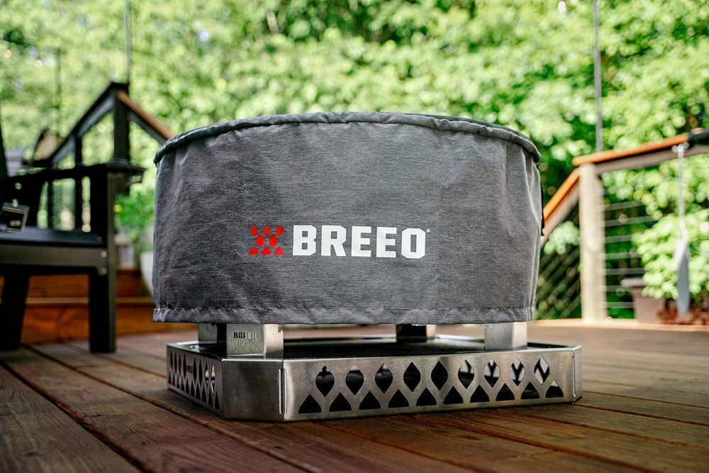 Breeo X Series Fire Pit Cover for X24 - 27.5 in with Anti-Sag Support