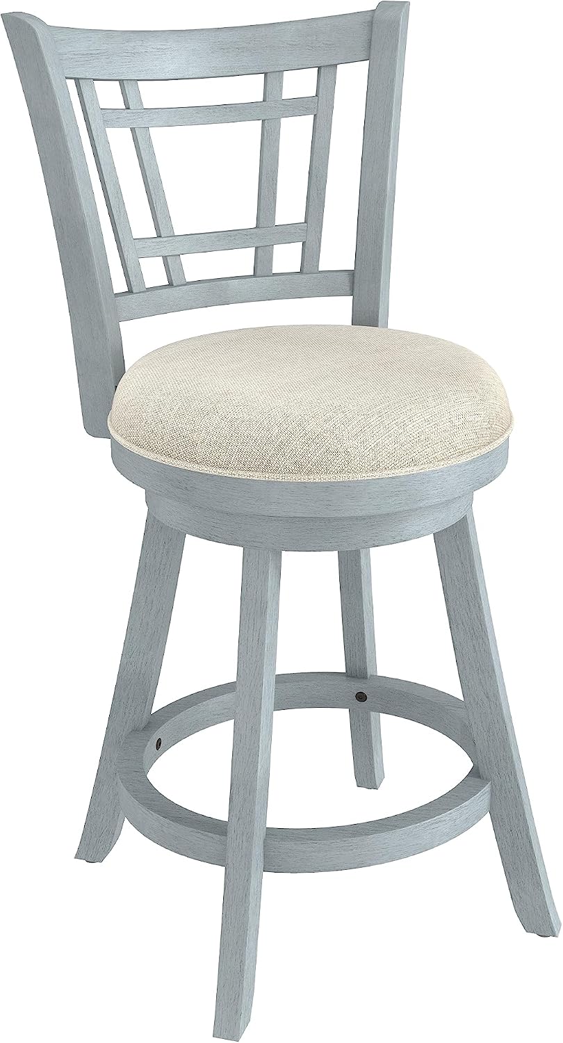 hillsdale fairfox 24.5" wood swivel counter height stool, main product view