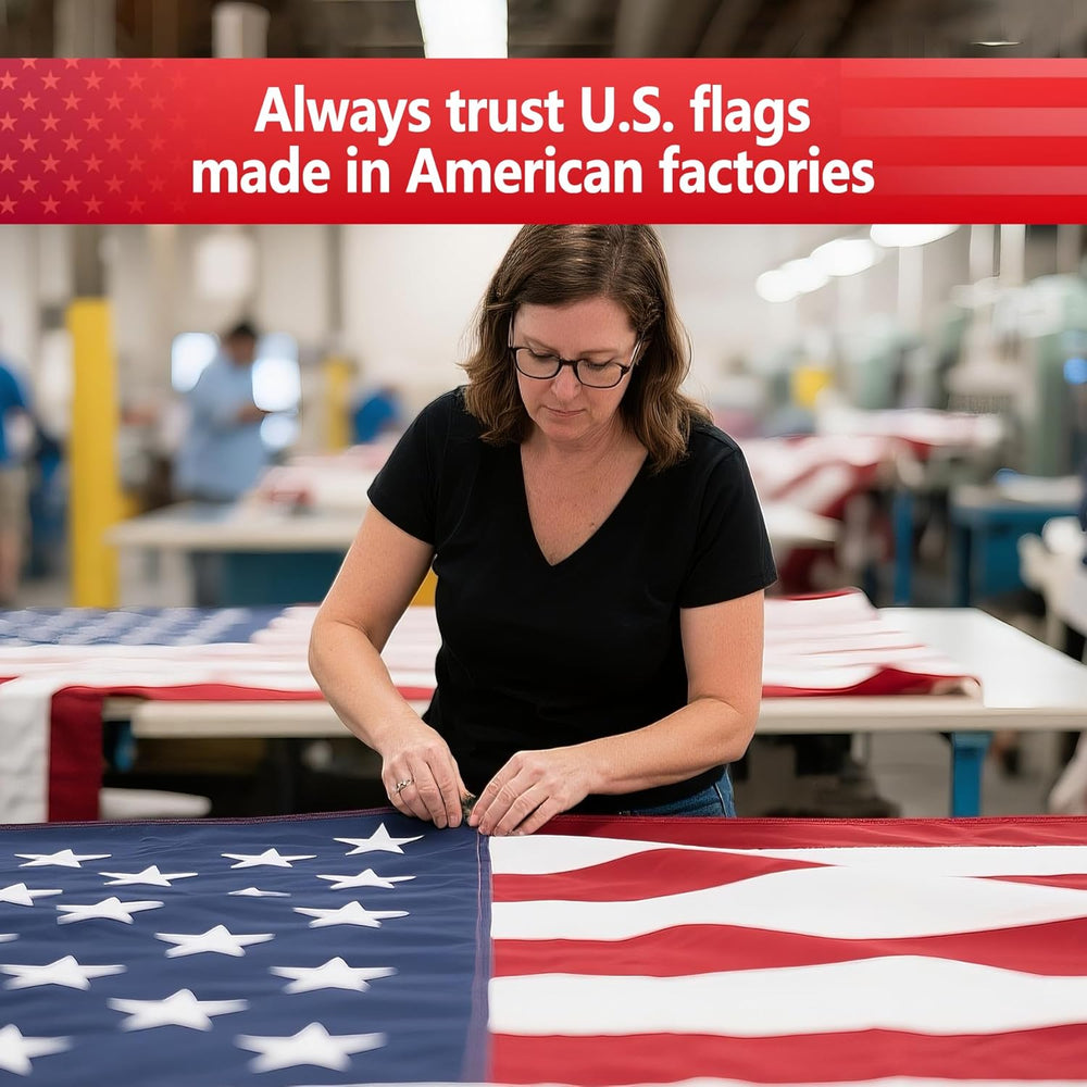 Indestructible 4x6 American Flag Outdoor Heavy Duty Made in USA,Vivid Color A...