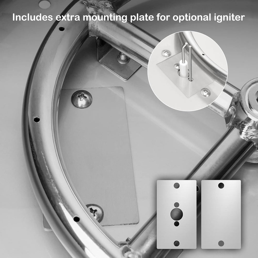 Stanbroil 13-Inch Drop-in Fire Pit Burner Pan, Round Fire Pit Insert