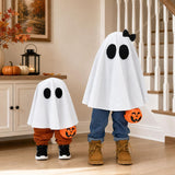 Halloween Decorations - 2 Pack Cute Standing Ghosts with Pumpkin Buckets - Scary Ghost Halloween Party Decoration for Indoor Outdoor Porch Yard Mantel Entryway Home Decor
