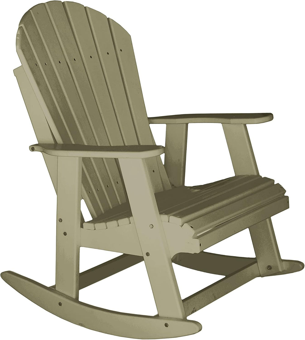 Phat Tommy Outdoor Rocking Chair - Adirondack Rocking Chair for Front Porch -...