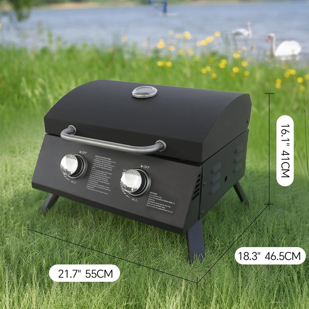 Gas Grills Propane 2-Burner Propane Grill, Asadores De Gas.18000 BTU barbecue...