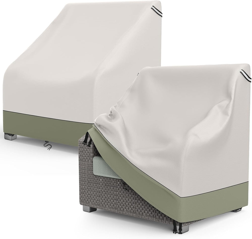 AKEfit Patio Chair Covers for Outdoor Furniture Waterproof 2 Pack,Heavy Duty ...