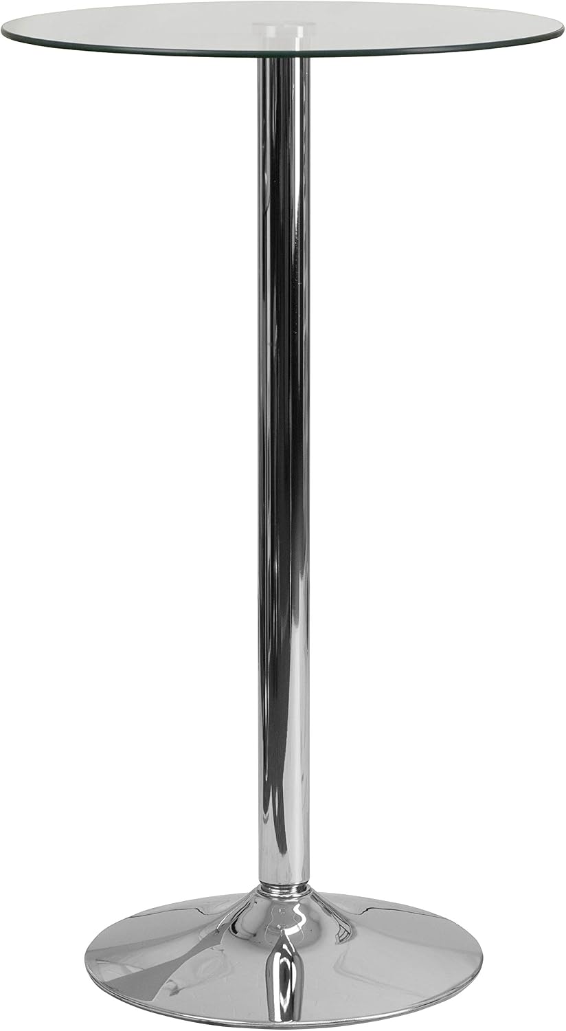 Flash Furniture 23.5 in Glass Round Table