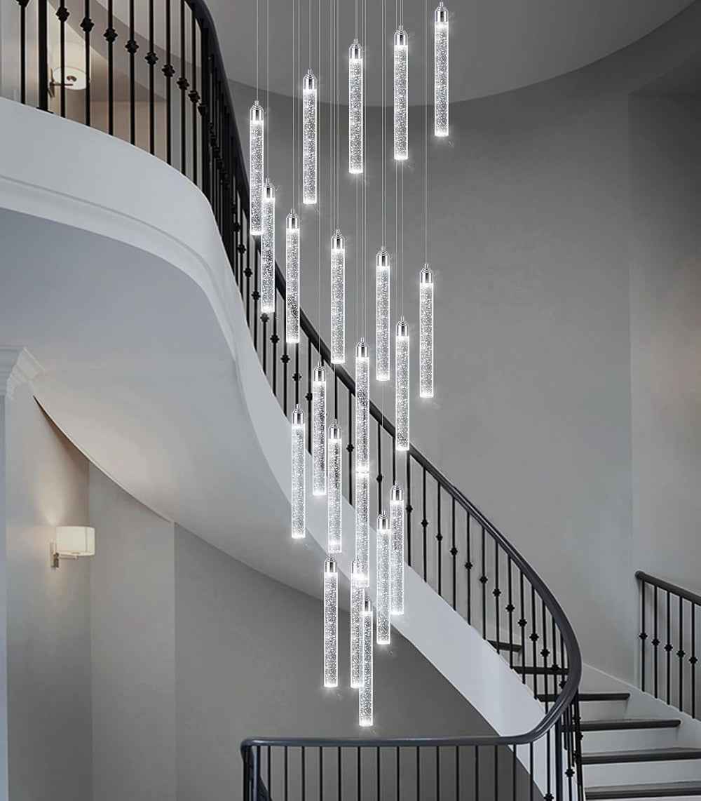 20-Lights Chandelier LED Dimmable Chandeliers for Entryway Flush Mount Ceilin...