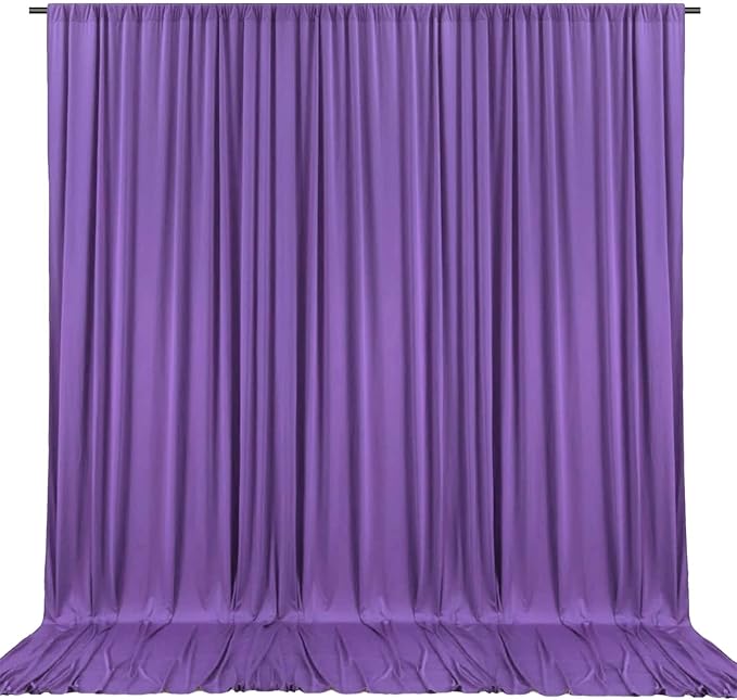 10 x 7 Feet Purple Backdrop Curtain for Partie, Background Curtains for Photo...