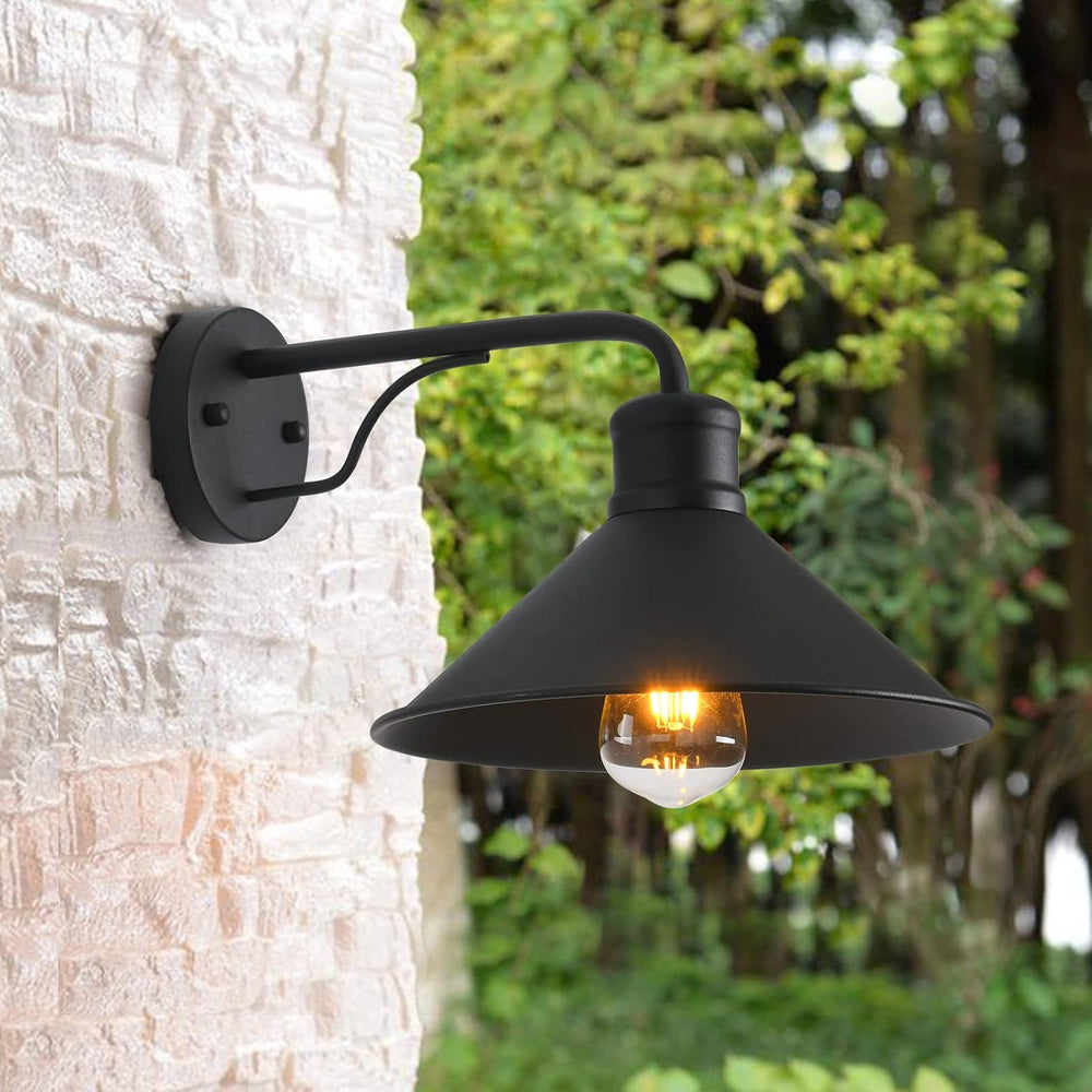 2 Pack Outdoor Wall Lights Wall Mount for House, Porch Light Fixtures, Matte ...