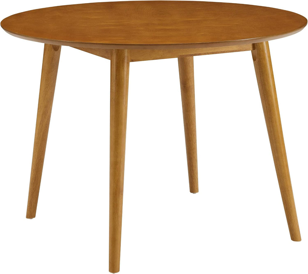 Crosley Furniture Landon 5-Piece Mid Century Round Dining Table Set for 4, Acorn