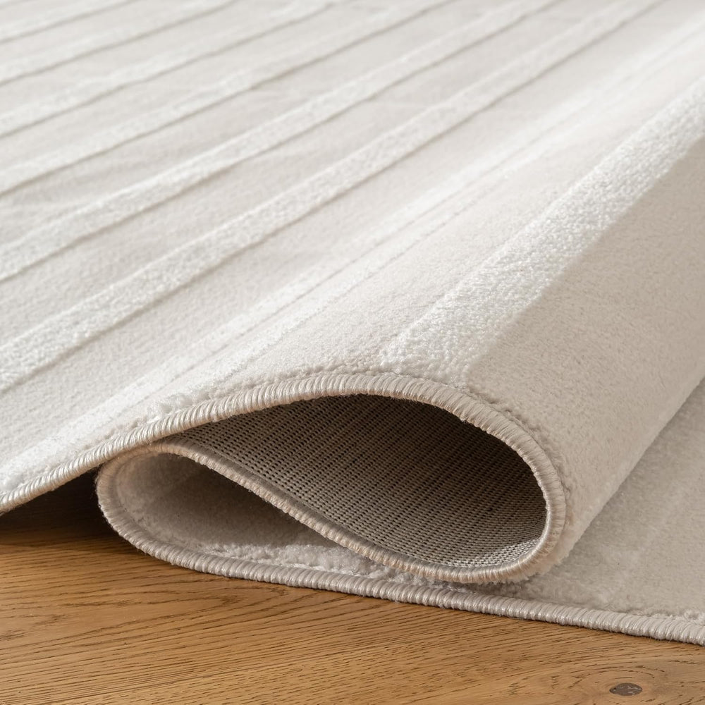 Revival Rugs Staves 8'x10' Area Rugs - Washable, Medium Pile, Modern,...