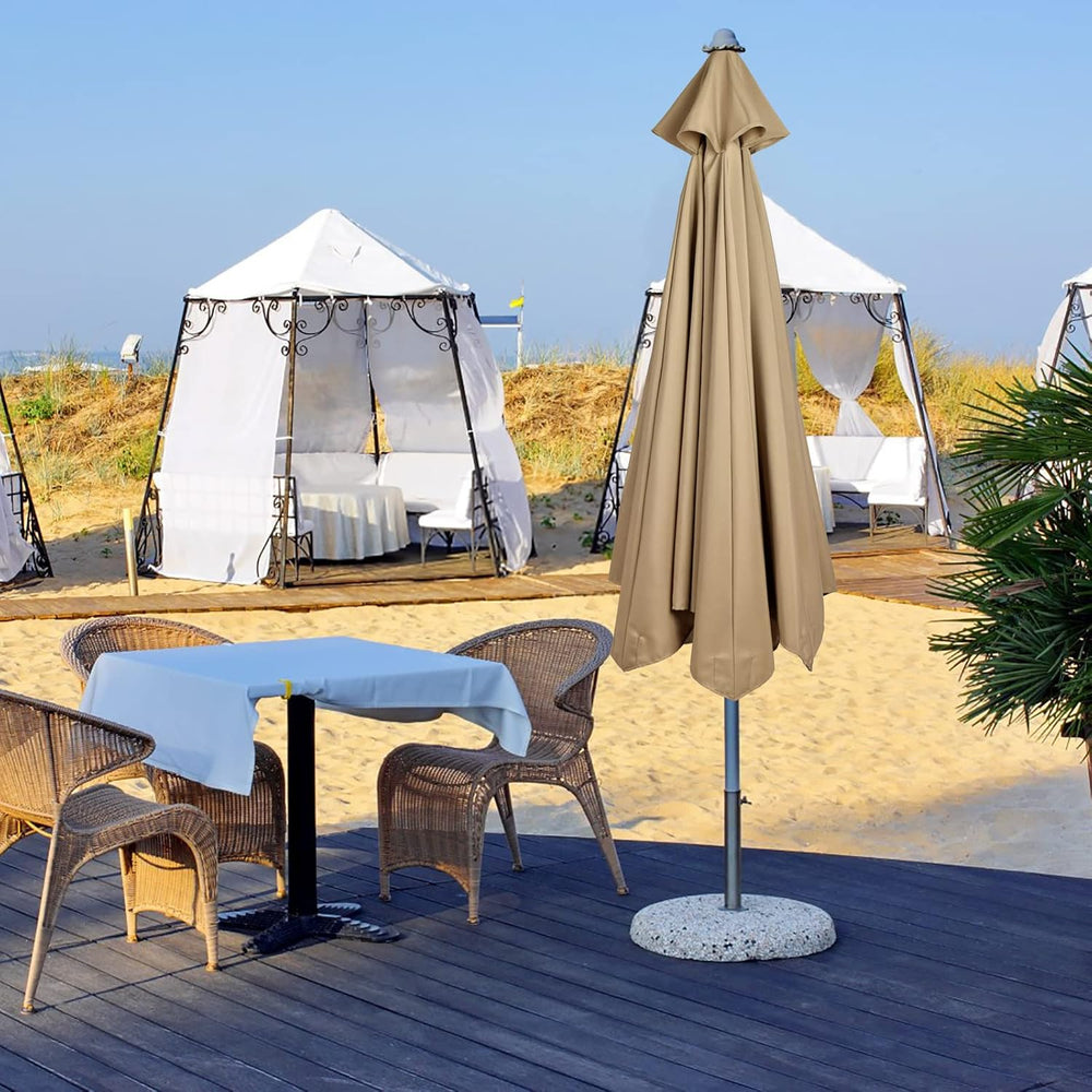 10 FT 6/8 Rib Umbrella Canopy Replacement Outdoor Market Patio Table Umbrella...