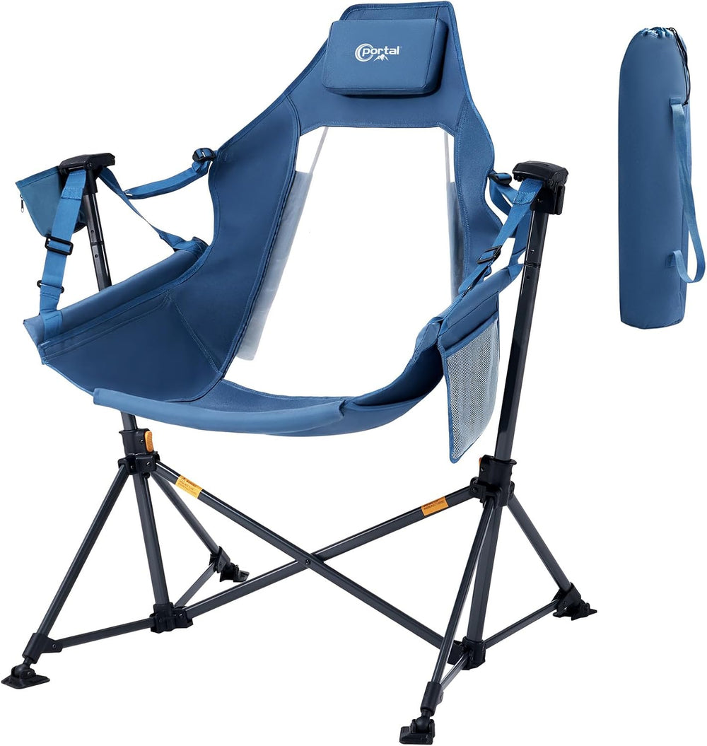 Portal Hammock Camping Chair Heavy Duty 400lbs - Breathable Mesh Outdoor Swin...