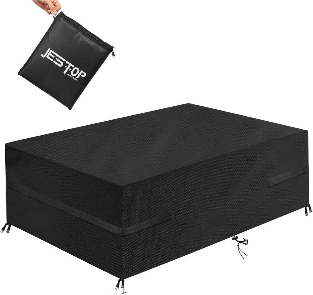 JESTOP Outdoor Patio Furniture Covers,96" L x 64" W x 40" H,Bl...