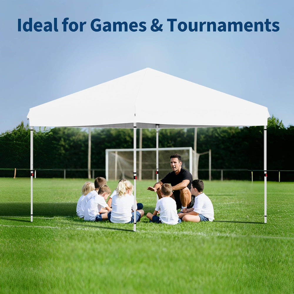 Garvee 10x10 Pop Up Canopy Tent with 1 Removable Sidewall, Heavy Duty Commerc...