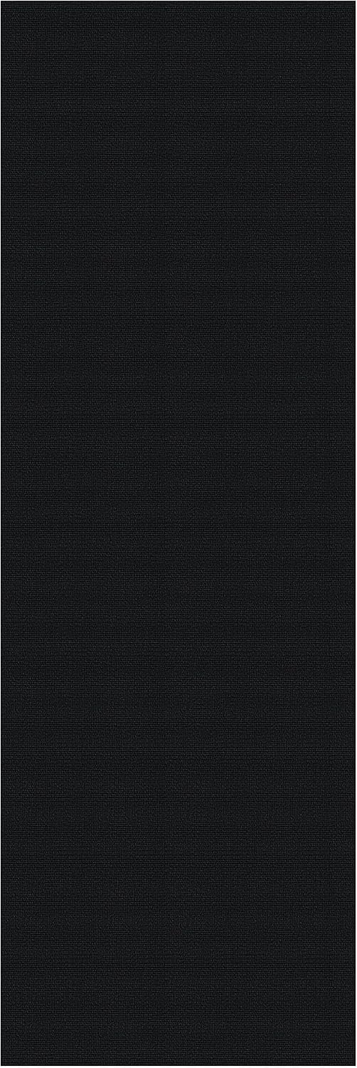 KOZYFLY 2x6 Runner Carpet, Washable Non Slip Entryway Hallway Rug, Black