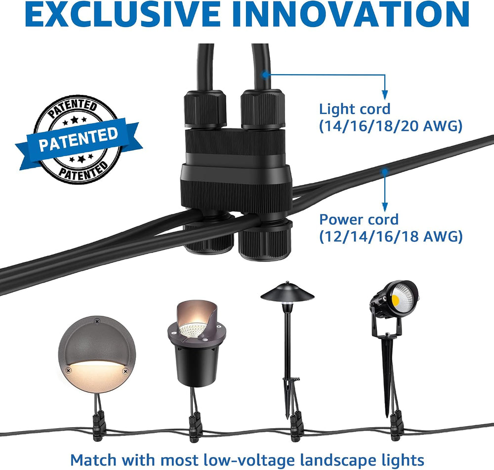 SUNVIE 5W 4" Low Voltage Deck Lights LED 3000K Brown Cast-Aluminum 12-Pack
