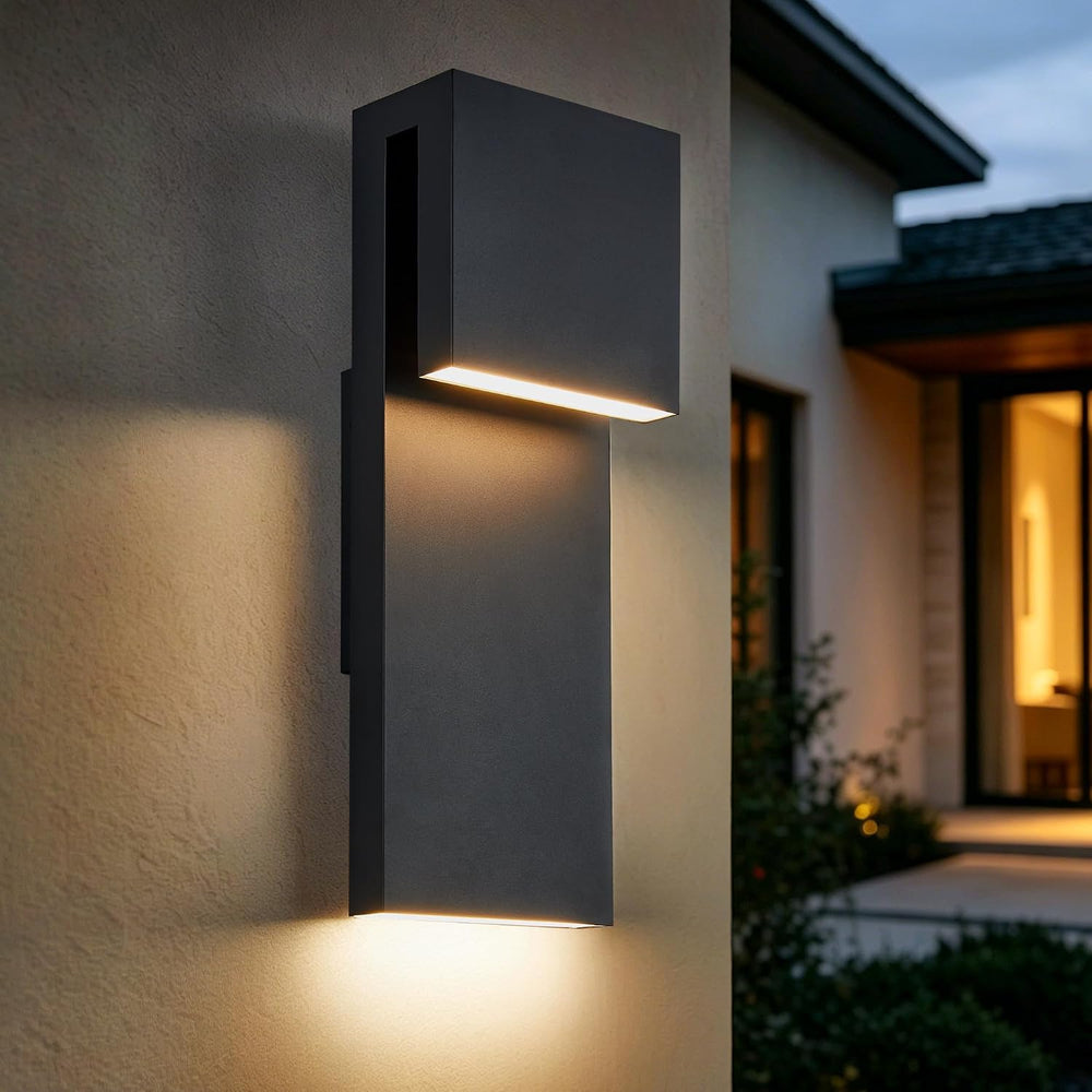 Tarentlight Modern LED Outdoor Wall Sconce 17W Integrated LED Outdoor Wall Mo...