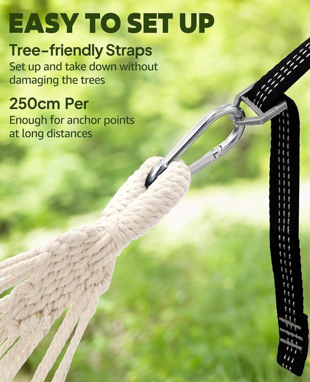 Chihee Cotton Blended Hammock for Stand 9.8ft x 4.9ft Holds Up to 660lbs