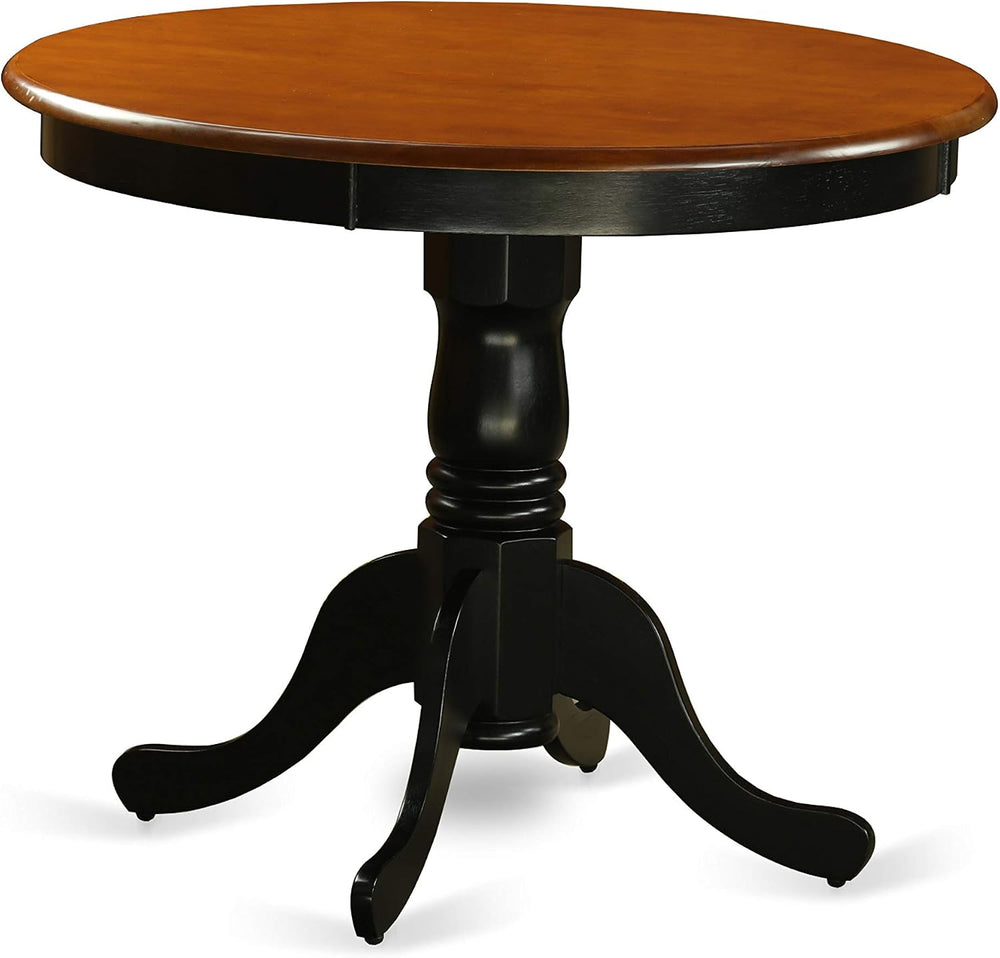 East West Furniture ANPL5-BLK-W 5 Piece Kitchen Table & Chairs Set Includ...